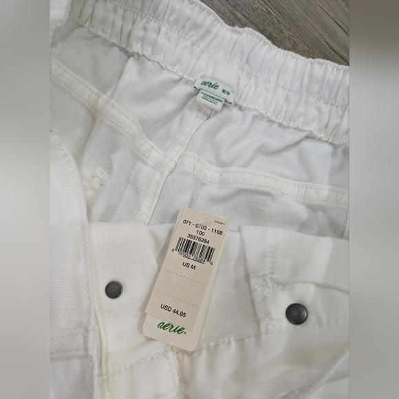 NWT Aerie White Denim Button Up Skirt - Picture 3 of 5